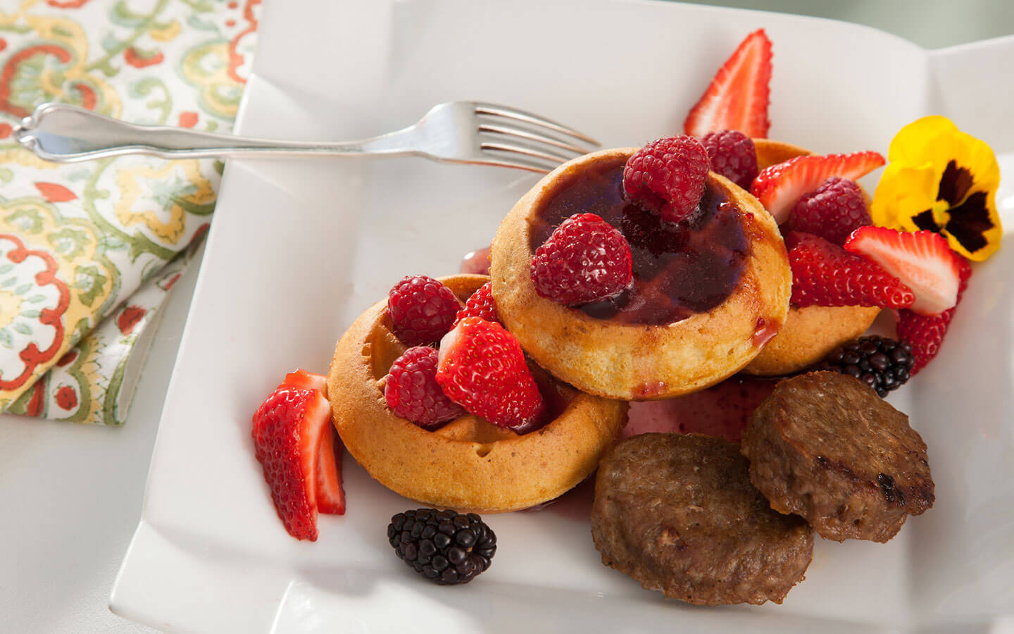 Indulge in gourmet breakfasts each morning as part of your stay